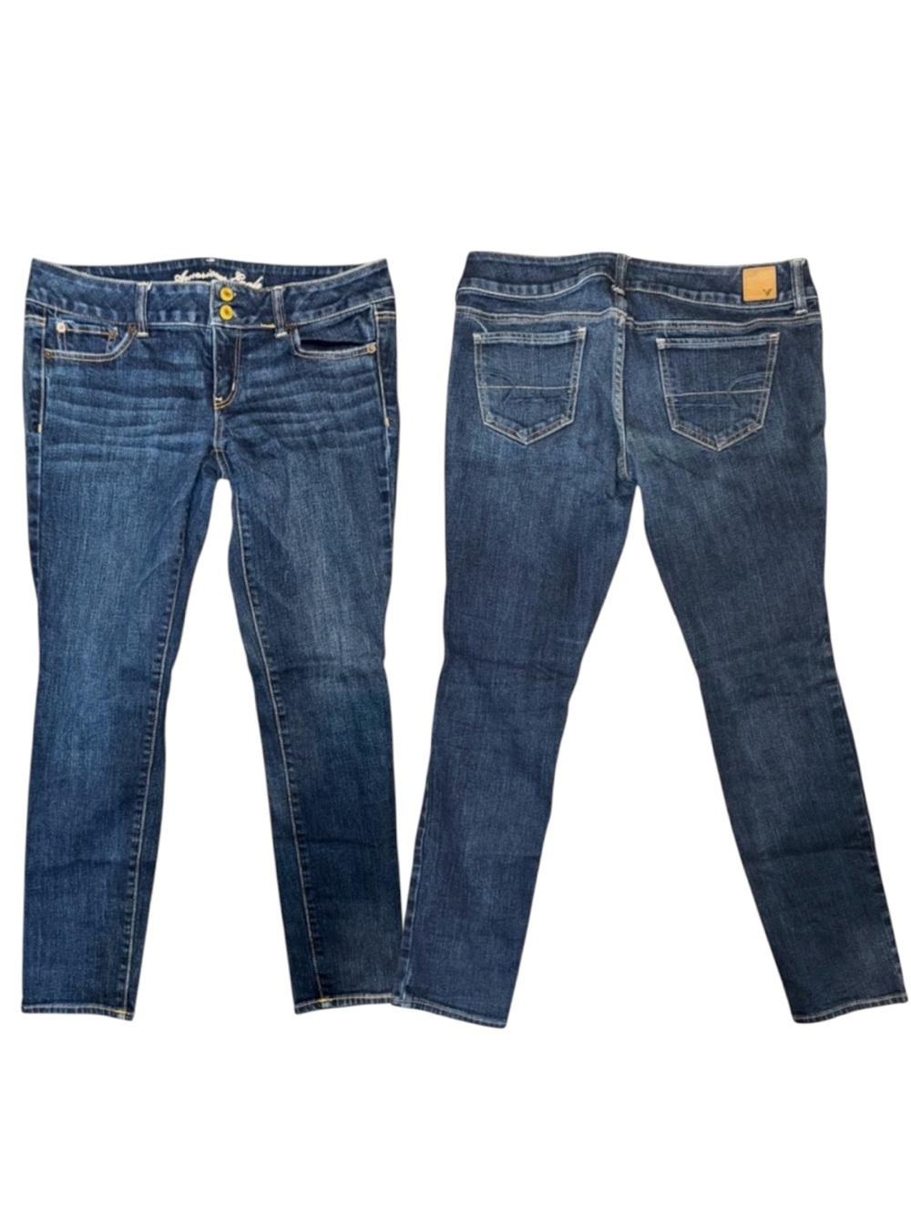 American Eagle Outfitters Dark Blue Skinny Jeans